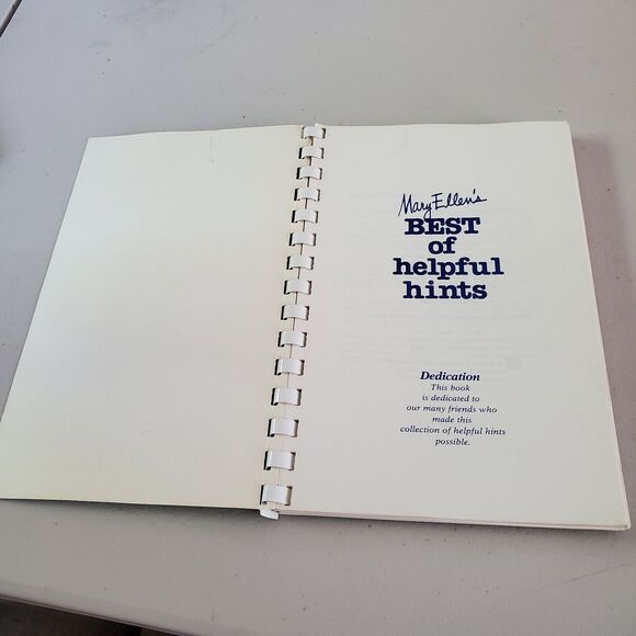 Mary Ellens Best Of Helpful Kitchen Hints Book 1st Printing 1979 Spiral Softback - Picture 3 of 7